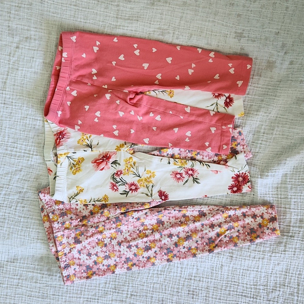 3 pack girl's leggings